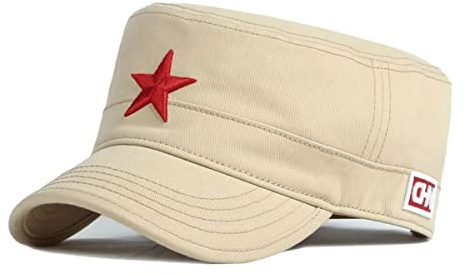 Armee Kappe Herren Baumwolle Flat Top Military Cap Outdoor Army Sonnenhut