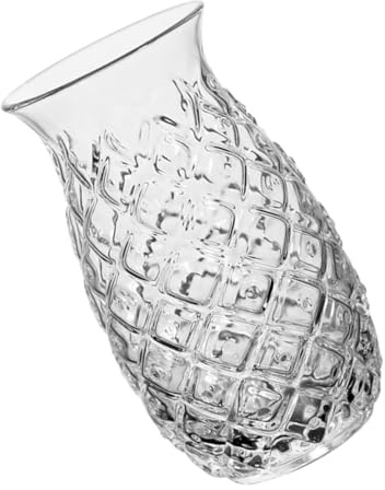 Operitacx Ananas-Form Cocktailglas, dekorativer Cocktailbecher, Glasbecher, Bar, Glasbecher, 480 ml