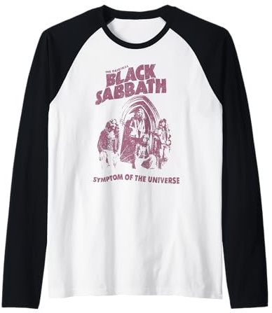Official Black Sabbath Universe Raglan Baseball Tee