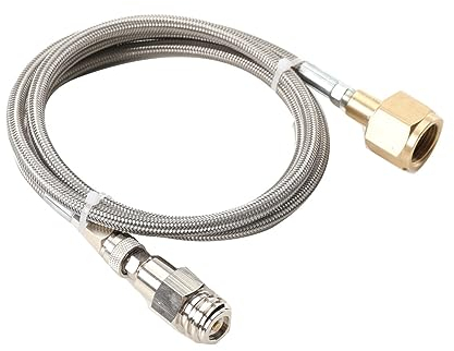 Cozyel CO2 Adapter-Hochdruckschlauch für Grohe Blue Home Water Carbonators CO2 transfer | für Anschluss an grössere CO2 Flaschen, Kohlensäureflasche | Wassersprudler CO2 Schlauch | 1.5m Umfüllschlauch