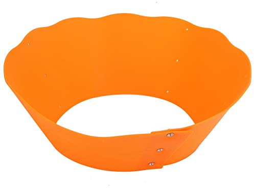 ZLXHDL Fettspritzerschutz, Antihaft-Spritzschutz Für Die Küche, Verstellbarer Silikon-Spritzschutz Für Bratpfannen Zum Braten, Haushaltsset, Spritzschutz Für Bratpfannen, Orange