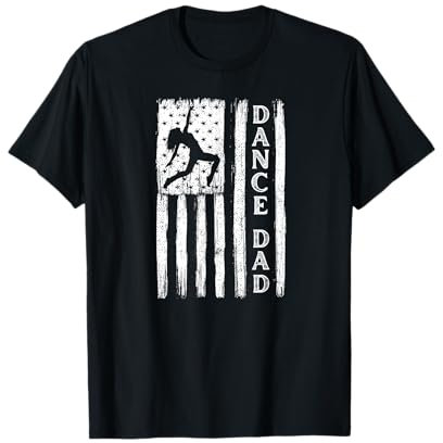 Dance Dad Cheerleading Flag T-Shirt
