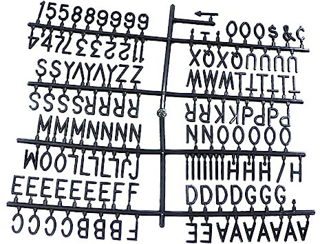 CAXUSD Kunststoffplatte Brieftafel aus Filz bürodeko büro dekoration Message-Board-Briefe magnetische Alphabettafel Brieftafel aus Kunststoff Briefbrett aus Filz Buchstabe gefühlt