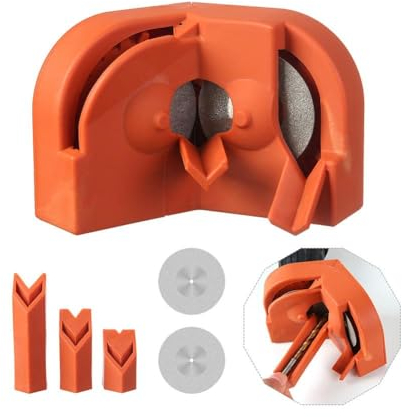 Yiokii Affilatrice per punte da trapano per tutte le punte, multiuso, affilatrice portatile per smerigliatura per acciaio ad alta velocità, muratura, carburo, cobalto