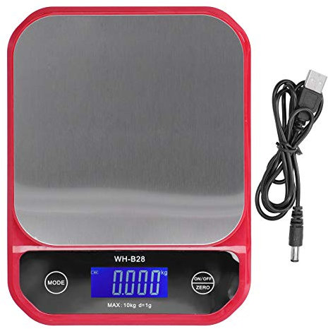 TANIQIACa WH-B28 Bilancia da Cucina LCD 10Kg/1g Bilancia Digitale Elettronica Per Uso Domestico