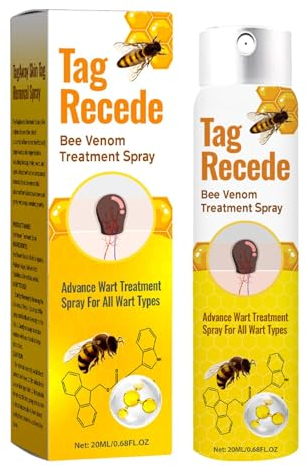 Tag Recede Bee Ven_om, 20ml Eliminador De Marcas En La Piel, Spray Para Tratamiento De Verrugas, Spray De Veneno De Abeja, Tag Recede Veneno De Abeja, For Quick Relief And Improved Skin