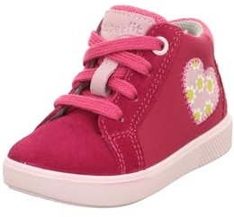 Superfit flickor Supies lära-gå-sko, Röd rosa 5000, 28 EU