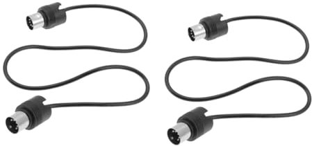 CORHAD 2pcs Midi Cable Accessories Din Male to Male Midi Cable for Keyboard Connection Wire for Electronic Organ Vintage Keyboard Piano Audio Accessory for Ios Devices
