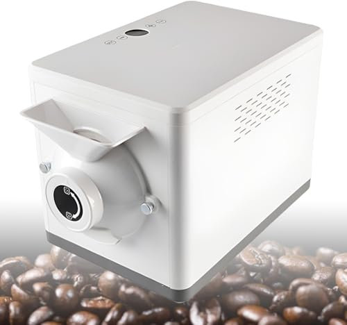 BOBVB Electric Coffee Bean Roaster Machine, Automatic Coffee Roasting Machine, 360 ° Fully Automatic Rolling Stir Fry,0-250℃ Temperature Adjustable, for Baking Coffee, Chestnut, Peanuts & Grain