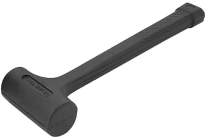 Angoily Martillo De Goma Herramienta De Carpintería Para Estacas Martillo De Doble Cara Mango Resistente