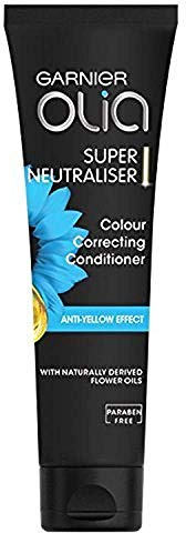 Garnier Olia Super Neutralisierer Farb Korrektur Conditioner Anti Gelb Effekt (gegen Gelbstich) ohne Parabene 150 ml