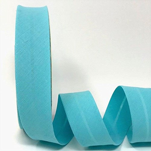Byetsa Aqua 30 mm Polycotton Schrägband auf einer 25 m Rolle