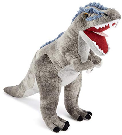 Zappi Co Childrens Uppstoppad mjuk gosedjur T-Rex dinosaurie mjuk leksak (16/40cm) Leksak safari djungel djur plysch