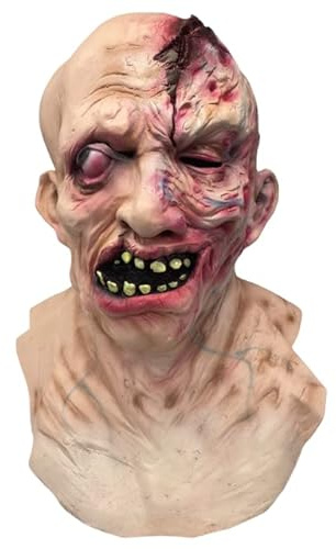 Rubber Johnnies Jason Part IV MASK, Halloween, Horror, Crystal Lake Killer, Movie Quality, Latex, Adult, One Size, Fancy Dress accessories