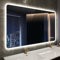 STARLEAD Miroir-Salle-de-Bain-avec-Éclairage 100x70cm, Miroir-LED-Salle-de-Bain, Bluetooth, Dimmable, 3 Couleurs Lumineuses, Anti-buée, Mémoire, IP44 Verre Trempé HD Miroir-Mural, Horizontal/Vertical
