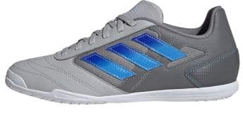 Adidas Herren Super Sala II Indoor Boots, Grey Two/Lucid Blue/Blue Burst, 46 EU
