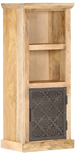 vidaXL Highboard mit Tür 45x32x110 cm Mango Massivholz