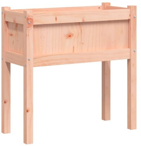 vidaXL Jardinières avec Pieds 70x31x70 cm Bois Massif Douglas