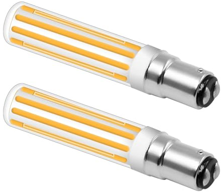 XIMNCHNI B15D LED Lampe Dimmbar Ersetzt 100W Glühbirnen Warmweiß 2700K Bajonett Doppelkontakt Sockel - 2er Stück [MEHRWEG]