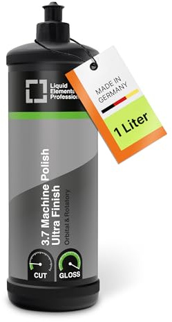 Liquid Elements Autopolitur Ultra Finish 1L, Feine Polierpaste, für Kratzer | makelloses Finish, hologrammfrei, minimal abrasiv & silikonfrei