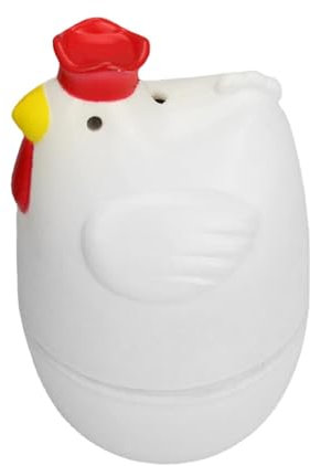 Chicken Shaped Microwave Egg Poacher Steamer - Non Stick Eggs Poaching Cooker | Egg Poachers | Food Grade Poached Pods | Microwave Stove Top Egg Boiler Mold Bowls for Kitchen Cooking
