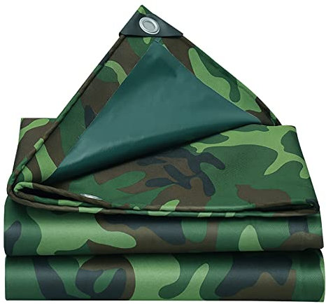 Bâche de camouflage robuste coupe-vent, imperméable, résistante aux UV pour toits de bois de chauffage, terrasse, tonnelle, piscine, protection extérieure (4 x 5 m)