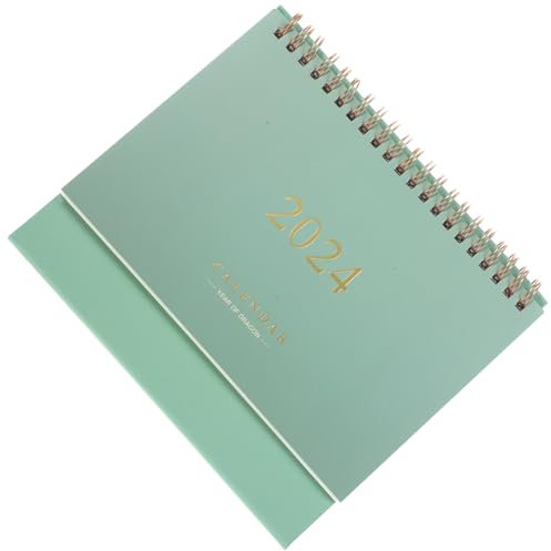 Homoyoyo Jahr Tischkalender Eleganter Desktop Kalender Für Büro Und Zuhause Mit Notizbuchfunktion Stilvolles Design Sanften Farben Für Lehrer Studenten Und Berufstätige
