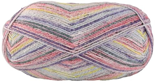 MEILENWEIT Cotone Vegano Mango 4454 - Silbergrau/Hellgelb/Violett/Rosa/Nelke/Moosgrün/Hellblau