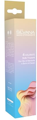 Silvana Bagno Effervescente Fantasy – 4 Bombe da Bagno Assortite