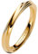 Pandora Verdrehter Ring aus 14 Karat Vergoldung, aus der Essence Kollektion, Gr. 54, 163888C00-54