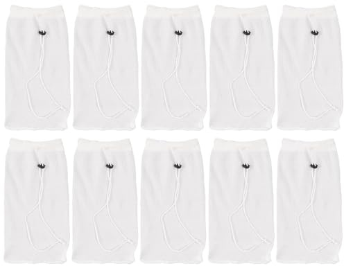 Bolsa Fina para Aspiradora De Piscina - Filtros Sustitutos para Limpiador De Piscinas,10 Unidades Accesorios de Limpieza Reutilizables de Nylon para Suciedad, Pelos, y Hojas