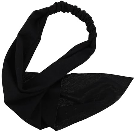 VERDANVERSE Écharpe Femme Triangle Noire en Tissu Confortable, Maintien Sûr et Ajustement Look Élégant au Quotidien