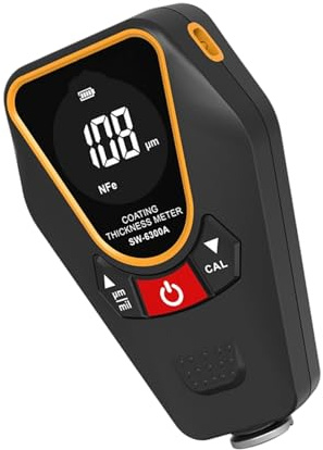 Misuratore di spessore della vernice ad alta precisione per uso automobilistico che offre doppia compatibilità con metallo grande LCD e risposta rapida Spessore Spessore Gauge