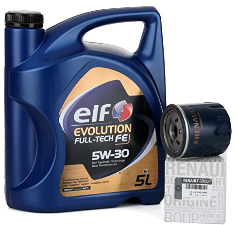 Duo Servicio - Elf Evolution Full Tech 5W-30 5 lts + Filtro aceite Original 152089599