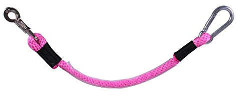 ARBO-INOX Anbindestrick Pferd – sichere Befestigung – 60 cm, Kunststoffüberzug, Karabiner & Panikhaken