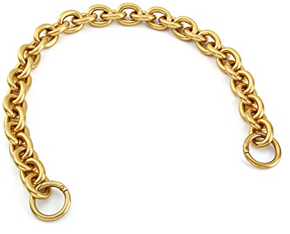 Xiazw Modische Schwere Aluminium O Form Metall Geldbörsen Tasche Griff Riemen Kette Schultergurt, Handtaschen Umhängetasche Dekoration Kette, Tasche Zubehör Charms