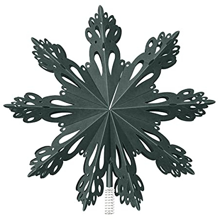 Broste Copenhagen Christmas Star Baumspitze Papier deep Forest 30 cm