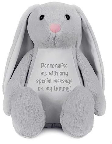 Urne souvenir de cendres personnalisée en forme de cœur - Gris | Cadeau commémoratif pour deuil | Urne funéraire en métal en forme de cœur | Ours en peluche doux et luxueux | Urne funéraire | 42 cm de