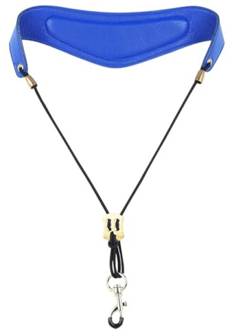 Toyvian Leder Saxophon Schulter Neck Strap Bequem Für Sax Klarinette
