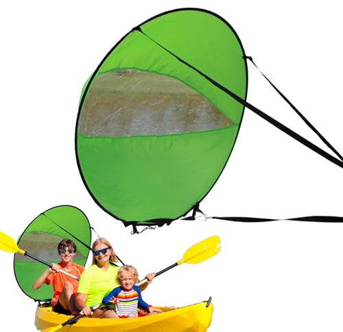 Kajak Segel, Paddle Board Segel, Windsurf Segel Mit Klarem Fenster, Kanu Segel, Kajak Zubehör, Tragbare Windsegel Für Kanu, Schlauchboot, Yacht