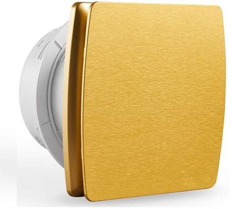 HEIDOUOZ Exhaust Fan, Extractor Fan, Ventilation Fan, Exhaust Fan For Home Bathroom Kitchen Garage Exhaust Fan Wall Mount Powerful Exhaust(Gold)