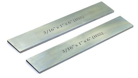 Buyohlic HSS Blades 3/16 x 1 (Wide) x 6 (Long) for Lathe Parting Cut Off & Tool Holders (Set of 2)