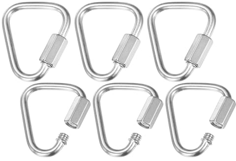 M METERXITY Quick Chain Link Connector, Stainless Steel Locking Repair Chain Links for Swing/Camping/Hiking