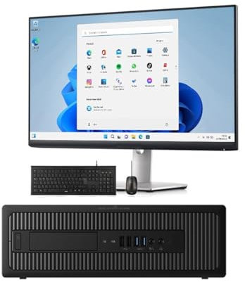 Générique PC Ordinateur de Bureau, i5, 16 Go RAM, 1000 Go Disque Dur, Windows 11 Pro, Wi-FI, Moniteur LCD 22 Pouces, Clavier et Souris, Certifié Remis à Neuf, Libre Office 2026,(Reconditionnè)