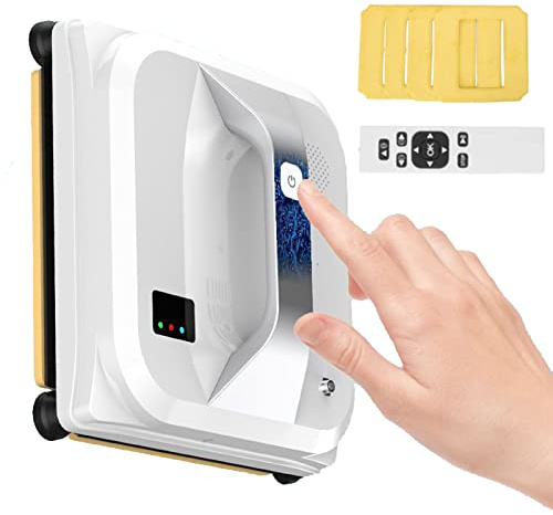 Window Cleaner Robot - Automatic Glass Cleaning with Remote Control & 3 Modes for Indoor/Outdoor High Rise Windows and Mirrors