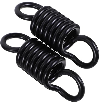 FUNOMOCYA 2 pezzi Molle Sospensione per Altalena Ganci Resistenti per Amaca e Dondolo Supporto Pesante per Patio e Installazione Facile e