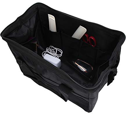 ACOGEDO Friseur-Werkzeugtasche, Nylon-Tragetasche für Friseurscheren mit Verstärktem, Abnehmbarem Schultergurt, Großes Fassungsvermögen für Friseurwerkzeuge und Zubehör