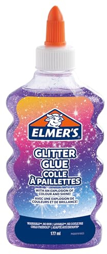 Elmer's Glitzerkleber | violett | auswaschbar & kinderfreundlich | 177 ml