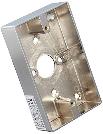 UHPPOTE Metal Zinc Alloy Surface Mounted Back Wiring Box for Push to Exit Button