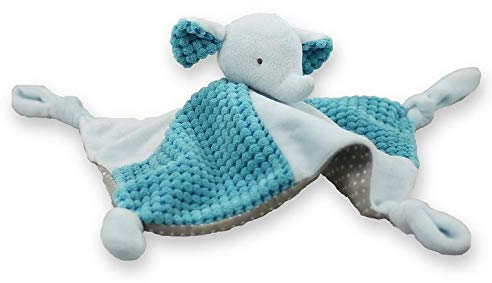 Generisch Schmusetuch Bestickt mit Namen Schnuffeltuch Kuscheltuch Tolle Geschenkidee ! (Elefant)